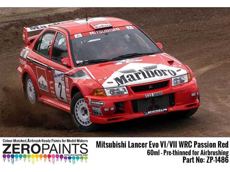 1486 Mitsubishi Lancer Evo Vi Wrc Passion Red - zdjęcie 1