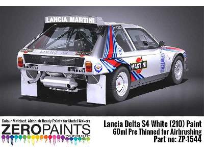 1544 Lancia Delta S4 Rally 1986 Monte Carlo Rally White (210) - zdjęcie 2