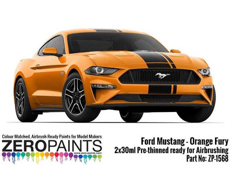 1568 Ford Mustang 2019 - Orange Fury - zdjęcie 1 1568 Ford Mustang 2019 - Orange Fury - zdjęcie 1