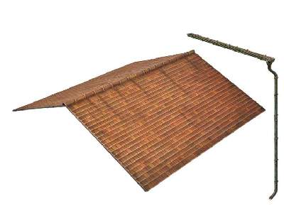 Dach z płaskich dachówek - zdjęcie 1
