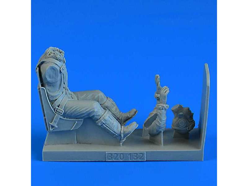 USAAF WWII Pilot with ej. seat for P-51D Mustang - Hasegawa/Trum - zdjęcie 1 USAAF WWII Pilot with ej. seat for P-51D Mustang - Hasegawa/Trum - zdjęcie 1