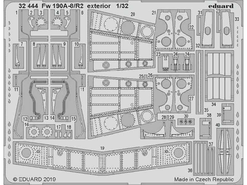 Fw 190A-8/ R2 exterior 1/32 - zdjęcie 1 Fw 190A-8/ R2 exterior 1/32 - zdjęcie 1