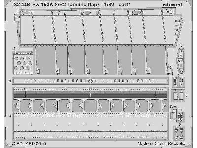 Fw 190A-8/ R2 landing flaps 1/32 - zdjęcie 1