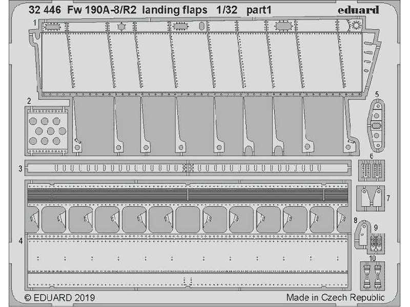 Fw 190A-8/ R2 landing flaps 1/32 - zdjęcie 1