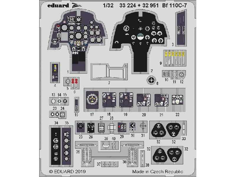 Bf 110C-7 interior 1/32 - Revell - zdjęcie 1