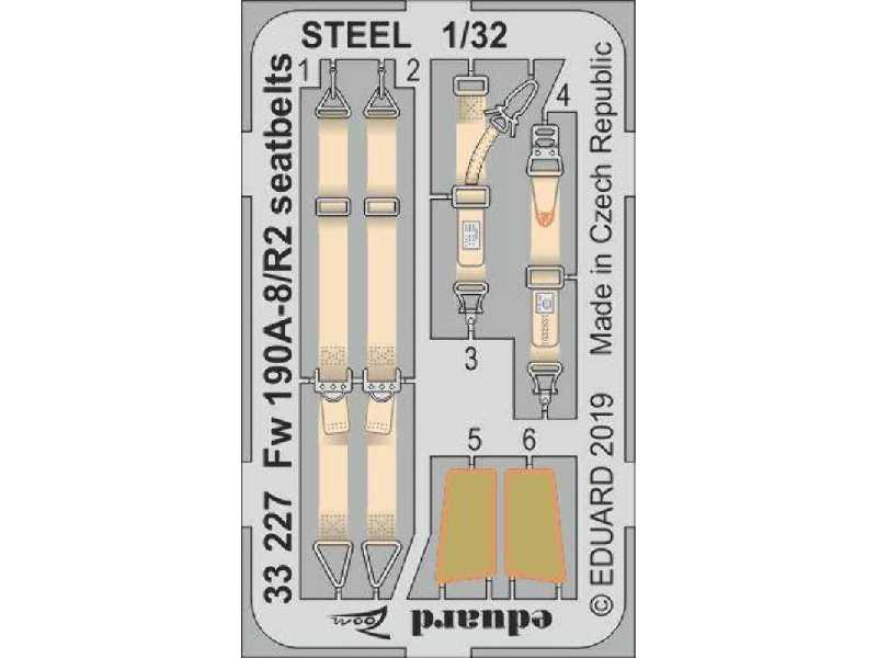 Fw 190A-8/ R2 seatbelts STEEL 1/32 - zdjęcie 1 Fw 190A-8/ R2 seatbelts STEEL 1/32 - zdjęcie 1