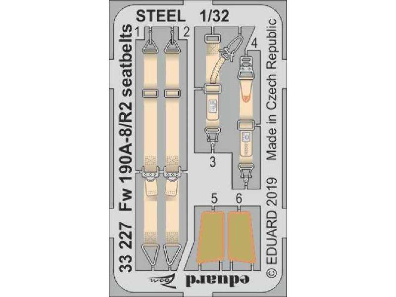 Fw 190A-8/ R2 seatbelts STEEL 1/32 - zdjęcie 1