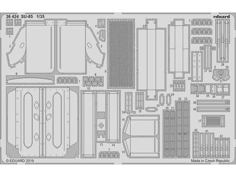 SU-85 1/35 - Zvezda - zdjęcie 1 SU-85 1/35 - Zvezda - zdjęcie 1