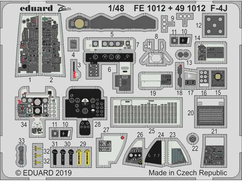 F-4J interior 1/48 - zdjęcie 1