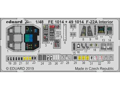 F-22A interior 1/48 - zdjęcie 1