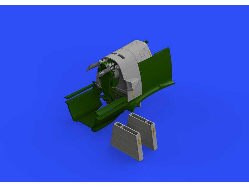 Bf 109E fuselage guns 1/32 - Eduard - zdjęcie 1