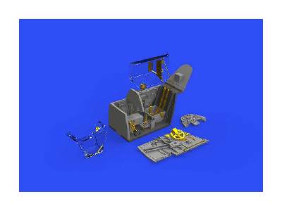 Bf 109G-10/ U4 cockpit 1/48 - Eduard - zdjęcie 4