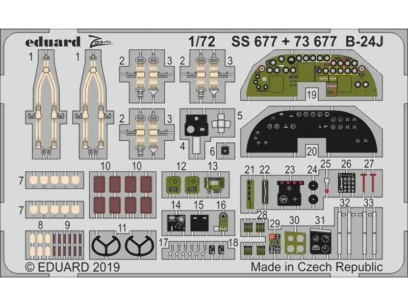 B-24J interior 1/72 - zdjęcie 1