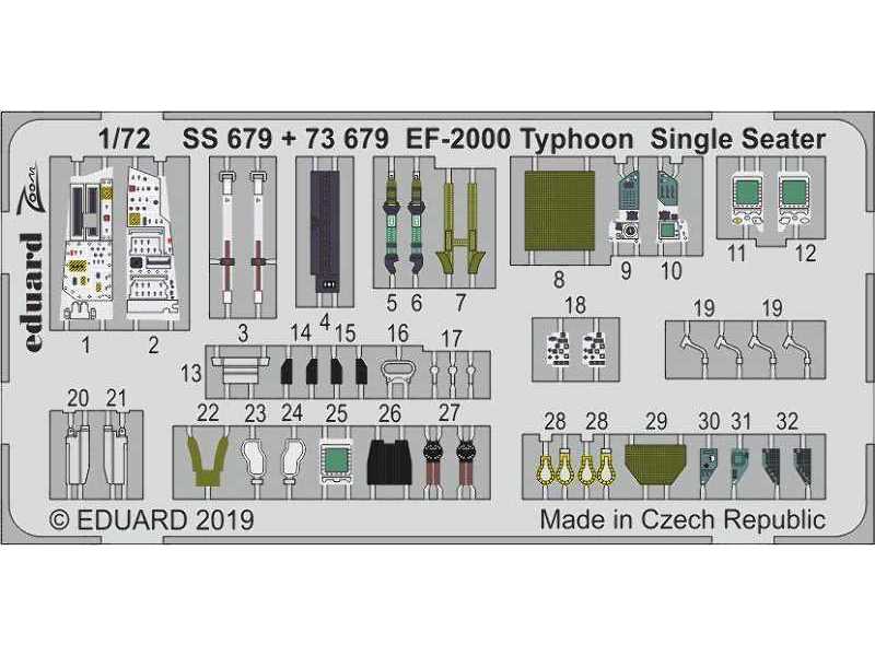 EF-2000 Typhoon Single Seater 1/72 - zdjęcie 1