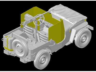 Jeep opancerzony 4x4 z karabinem maszynowym 0,50 cala - zdjęcie 2