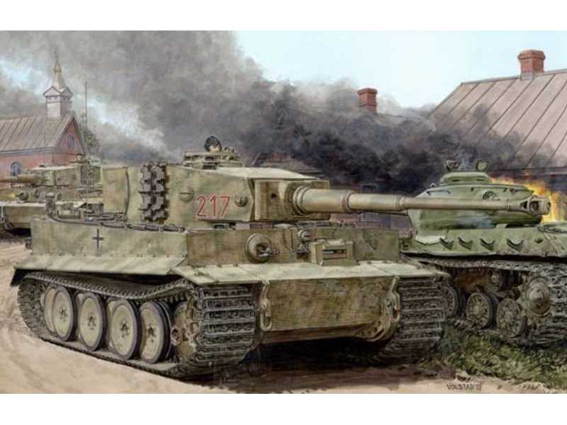 Tiger I środkowa produkcja z zimmeritem Otto Carius Malinówka 44 - zdjęcie 1 Tiger I środkowa produkcja z zimmeritem Otto Carius Malinówka 44 - zdjęcie 1