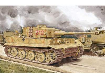 Tiger I późna produkcja z zimmeritem - Normandia 1944 - zdjęcie 1