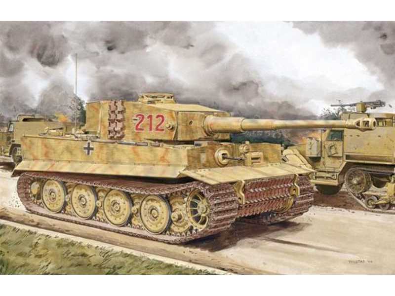 Tiger I późna produkcja z zimmeritem - Normandia 1944 - zdjęcie 1 Tiger I późna produkcja z zimmeritem - Normandia 1944 - zdjęcie 1
