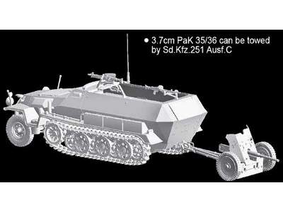 Sd.Kfz.251 Ausf.C + 3.7cm PaK 35/36 - zdjęcie 5