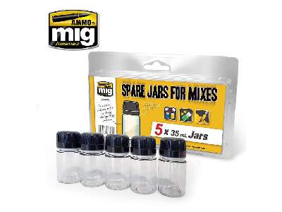 Spare Jars For Mixes 5 X 35 ml - zdjęcie 1