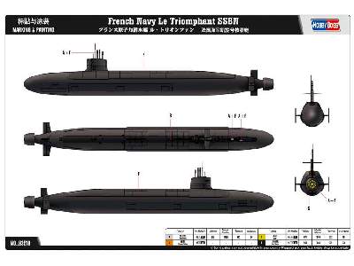 Francuski okręt podwodny Le Triomphant SSBN - zdjęcie 2