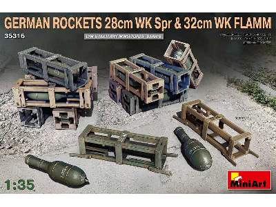 Niemieckie rakiety 28cm Wk Spr &#038; 32cm Wk Flamm - zdjęcie 1