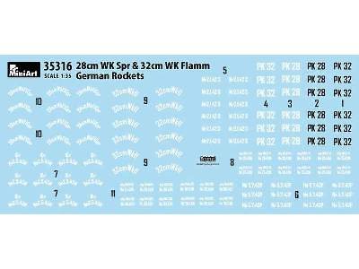 Niemieckie rakiety 28cm Wk Spr &#038; 32cm Wk Flamm - zdjęcie 2