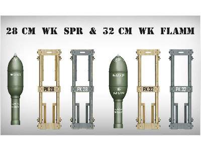 Niemieckie rakiety 28cm Wk Spr &#038; 32cm Wk Flamm - zdjęcie 7
