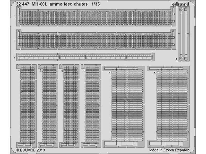 MH-60L ammo feed chutes 1/35 - zdjęcie 1 MH-60L ammo feed chutes 1/35 - zdjęcie 1