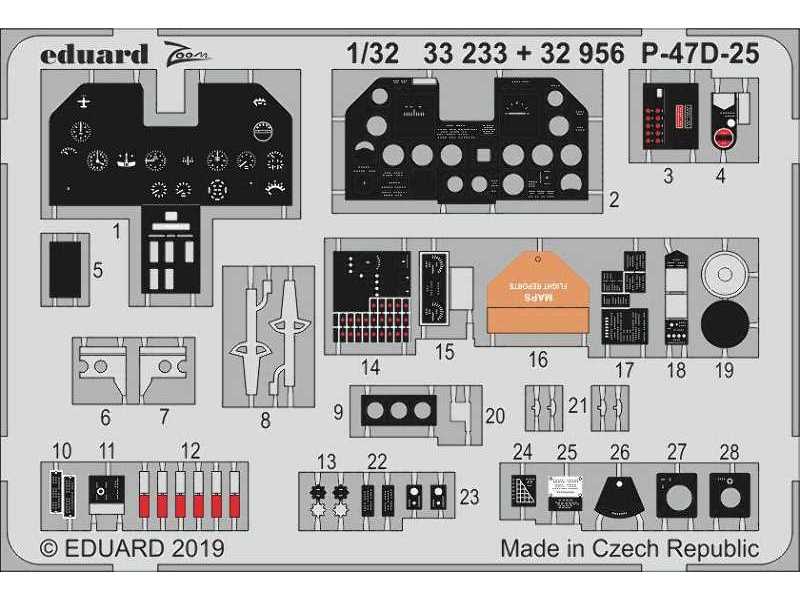 P-47D-25 interior 1/32 - zdjęcie 1