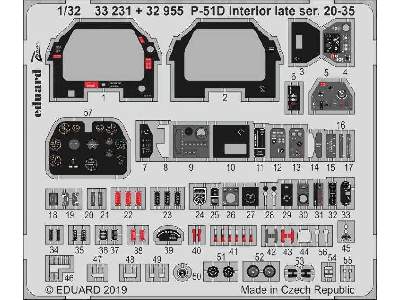 P-51D interior late ser.  20-35 1/32 - zdjęcie 1