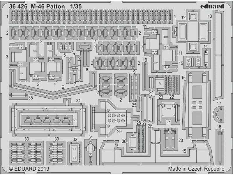 M-46 Patton 1/35 - Takom - zdjęcie 1 M-46 Patton 1/35 - Takom - zdjęcie 1