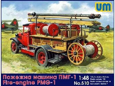 Sowiecki wóz strażacki PMG-1 - II W.Ś.  - zdjęcie 1