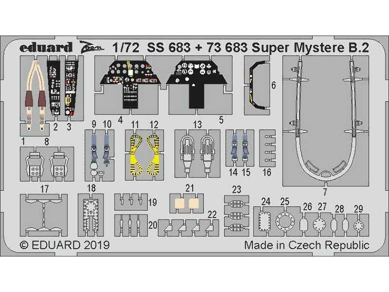 Super Mystere B.2 1/72 - zdjęcie 1