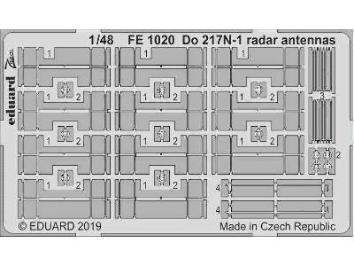 Do 217N-1 radar antennas 1/48 - zdjęcie 1