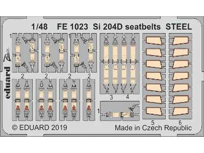 Si 204D seatbelts STEEL 1/48 - zdjęcie 1