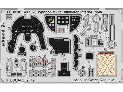 Typhoon Mk. Ib Bubbletop 1/48 - zdjęcie 1