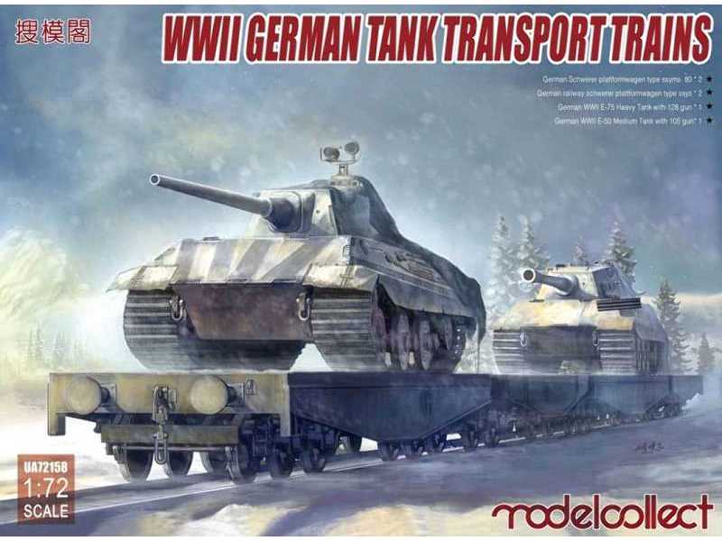WWII German Tank Transport Trains - zdjęcie 1 WWII German Tank Transport Trains - zdjęcie 1