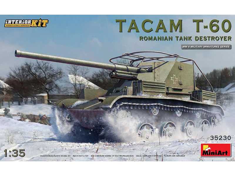 Tacam T-60 rumuński niszczyciel czołgów - z wnętrzem - zdjęcie 1 Tacam T-60 rumuński niszczyciel czołgów - z wnętrzem - zdjęcie 1