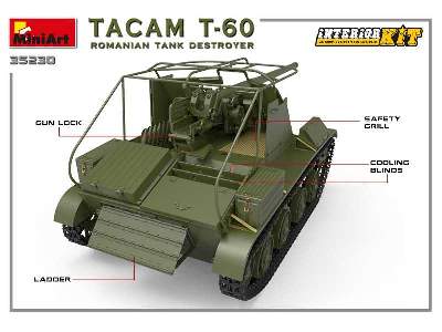 Tacam T-60 rumuński niszczyciel czołgów - z wnętrzem - zdjęcie 27