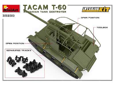 Tacam T-60 rumuński niszczyciel czołgów - z wnętrzem - zdjęcie 28