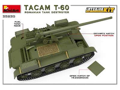 Tacam T-60 rumuński niszczyciel czołgów - z wnętrzem - zdjęcie 29