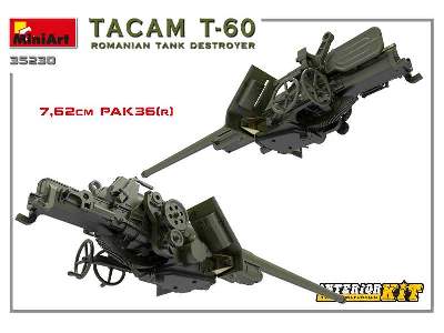 Tacam T-60 rumuński niszczyciel czołgów - z wnętrzem - zdjęcie 30