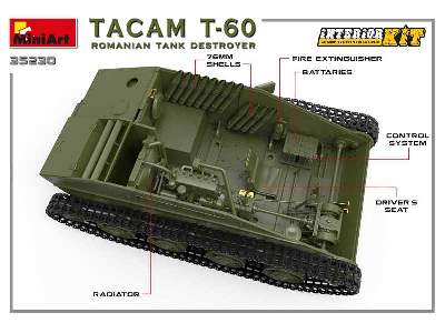Tacam T-60 rumuński niszczyciel czołgów - z wnętrzem - zdjęcie 32
