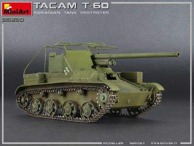 Tacam T-60 rumuński niszczyciel czołgów - z wnętrzem - zdjęcie 33