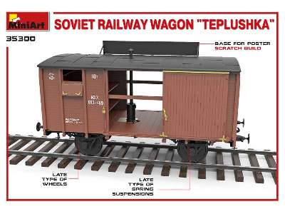 Tiepłuszka - sowiecki ogrzewany wagon towarowy do przewozu ludzi - zdjęcie 20