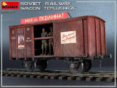 Tiepłuszka - sowiecki ogrzewany wagon towarowy do przewozu ludzi - zdjęcie 26