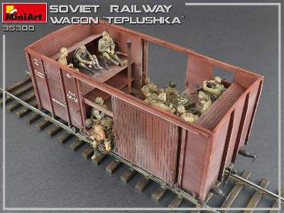 Tiepłuszka - sowiecki ogrzewany wagon towarowy do przewozu ludzi - zdjęcie 30