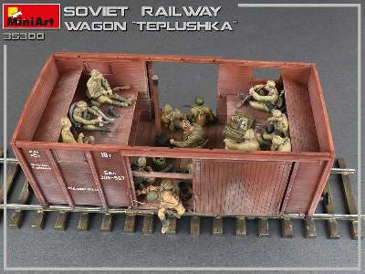 Tiepłuszka - sowiecki ogrzewany wagon towarowy do przewozu ludzi - zdjęcie 34