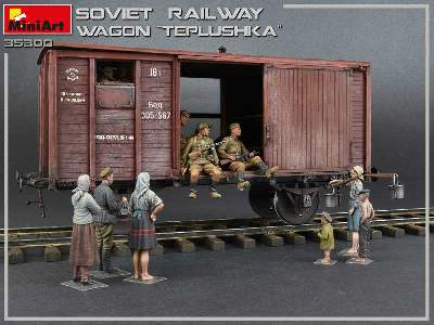 Tiepłuszka - sowiecki ogrzewany wagon towarowy do przewozu ludzi - zdjęcie 38